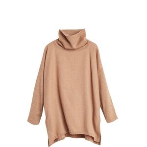 Cuyana Baby Alpaca Oversized Turtleneck Sweater